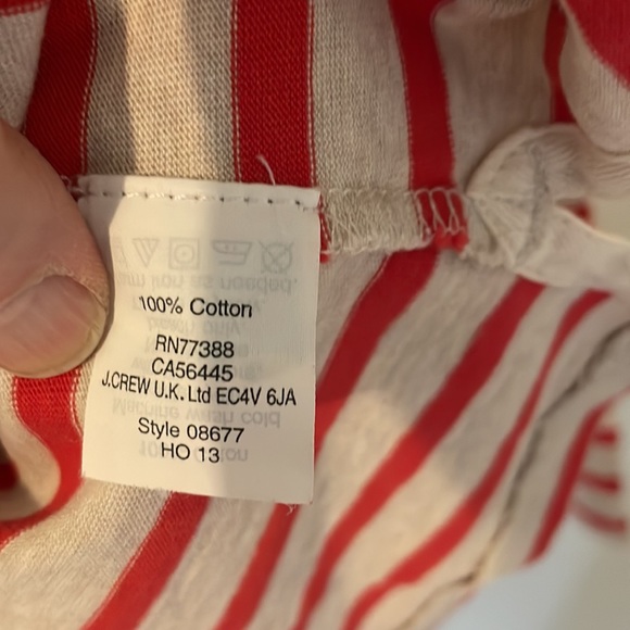 JCrew boatneck nautical stripe tee - Picture 3 of 4